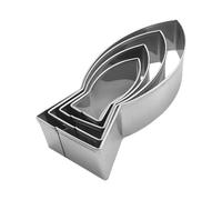Fish Cookie Cutters Shapes | Cake Mold Stainless Steel,Cracker Cookie Cutter, Cute Cutter, Small Cookie Cutter for Crackers, Baking Mold