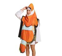 Fish Costume Adult | Cosplay Party Costumes,Sleeveless Suit for Theater Performance Holiday Stage Show Party Family Gathering Festival Celebration