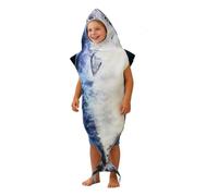 Fish Costume - Breathable Warm Cosplay Props, 127cm Height Sea Creature Party Suit, Realistic Aquatic Animal Body Outfit, 250g Washable Fabric Clothing Gear | Marine Mascot for Juniors & Seniors