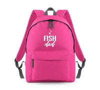 Fish Dad Ocean Sea Bubbles Backpack Rucksack 18L Bag - 42 x 31 x 21cm