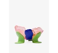 Fish Design By Gaetano Pesce Fish Design By Gaetano Pesce Big Collina Medium Resin Basket Clear Light Ruby Blue M