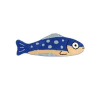 Fish Designs Flocking Tufted Floor Mats Sturdy Base for Children Room Home Decoration Shape Carpet Decorative Rug
