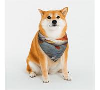 Fish Dog Bandana for Small Medium Large Dogs, Cat Dogs Kerchief Triangle Bibs Scarf for Girl Or Boy