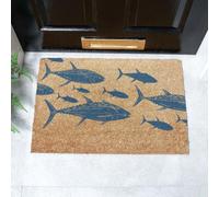 Fish Doormat (60 x 40cm) Artsy Mats Brown 40cm x 60cm