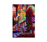 FISH DRAGATE Don't Hug Me I'm Scared 2 Canvas Poster Bedroom Decor Sports Landscape Office Room Decor Gift Unframe-style 12x18inch(30x45cm)