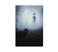 FISH DRAGATE Game Siren Head Poster 18 Canvas Poster Bedroom Decor Sports Landscape Office Room Decor Gift Unframe-style 12x18inch(30x45cm)