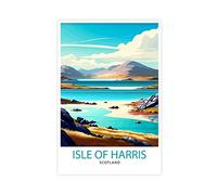 FISH DRAGATE Isle of Harris Scotland Travel Landscape Canvas Poster for Living Room Office Home Decor Modern Wall Art Gift Frameless 12x18Inch(30x45cm)