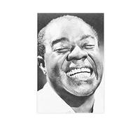 FISH DRAGATE Jazz Musician Louis Armstrong 31 Canvas Poster Wall Art Decor Print Picture Paintings for Living Room Bedroom Decoration Unframe-style 16x24inch(40x60cm)