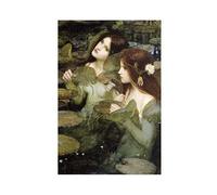 FISH DRAGATE John William Waterhouse Art Poster 21 Canvas Poster Bedroom Decor Sports Landscape Office Room Decor Gift Unframe-style 12x18inch(30x45cm)