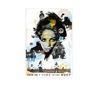 FISH DRAGATE Once upon A Time in The West Poster 4 Canvas Poster Wall Art Decor Print Picture Paintings for Living Room Bedroom Decoration Unframe-style 12x18inch(30x45cm)