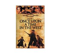 FISH DRAGATE Once upon A Time in The West Poster 6 Canvas Poster Wall Art Decor Print Picture Paintings for Living Room Bedroom Decoration Unframe-style 12x18inch(30x45cm)