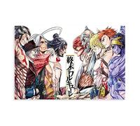 FISH DRAGATE Record of Ragnarok Poster 25 Canvas Poster Bedroom Decor Sports Landscape Office Room Decor Gift Unframe-style 12x18inch(30x45cm)