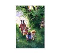 FISH DRAGATE The Wind in The Willows Illustration Poster 1 Canvas Poster Bedroom Decor Sports Landscape Office Room Decor Gift Unframe-style 12x18inch(30x45cm)
