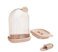 FISH DRAGATE travel soap case,soap holder with cover,portable soap bag,small soap box with cleaning brush,for traveling, camping, outdoor, gym, bathroom,waterproof,leakproof