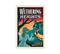 FISH DRAGATE Wuthering Heights Emily Brontë Literary Classics Poster Canvas Poster Bedroom Decor Sports Landscape Office Room Decor Gift Unframe-style 12x18inch(30x45cm)
