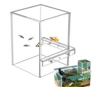 Fish Elevator Inverted Aquarium, Transparent abova Water Tank, Lear Negative Pressure Fish Tank, Acrylic Fishes Tower Aerial Extender, Water Auto-Refill Vacuum Suspended Fishes Tanks For Aquatic Pets
