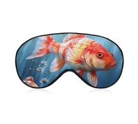 Fish Eye Mask, Side Sleeping Mask Light Blindfold Sleeping Mask Nose Pad and Elastic Band for Children Women and Men