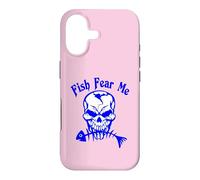 Fish Fear Me Skull Skeleton Fishing Lover's Costume Case for iPhone 17