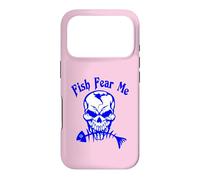 Fish Fear Me Skull Skeleton Fishing Lover's Costume Case for iPhone 17 Pro