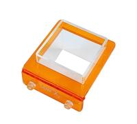 Fish Feeder, Clear Feeding Observation, 5x5x6cm, Hanging Acrylic Fish Feeding Ring, Aquarium Accessories, Bait Drift Prevention, For Guppy Apartment Home Office Vacation Living Room Betta