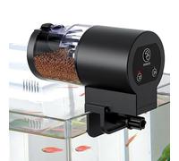 Fish Feeder - Electronic Intelligent Food Timer, Programmable Grains Station | Aquarium Tank Pellet Turtle Betta Shrimp Home Apartment Office Travel Vacation Holiday Automatic Equipment