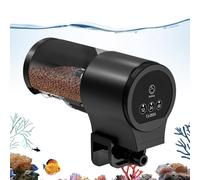 Fish Feeder for Aquarium,Fish Tank Automatic Manual Feeder - 100ml 12H 24H 48H Timer Flakes Equipment for Koi Guppy Betta Cichlid Turtle Shrimp Food
