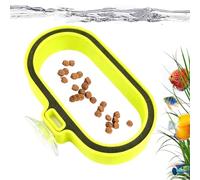Fish Feeder - Suction Cup Attachment with Floating Feeder Ring | Aquarium Accessories | Automatic Food Small Device, Convenient Device for Maintenance of Coral Reef Ponds