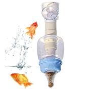 Fish Feeder | Vertical Feeding Nipple for Aquarium Pool | Transparent Automatic Feeder for Aquariums, for Holiday, Travel, Home, Office, Betta