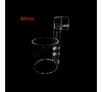 Fish Feeding Aquarium Safe Floating Food Feeder For Clear Acrylic Cylinder Shape Suspensible Fish Feeding Acrylic
