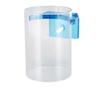 Fish Feeding Ring Acrylic Floating Food Feeder Large Size Clear - Controlled Feeding Area, Durable Transparent Design for Aquarium Tank Fish Care (M)