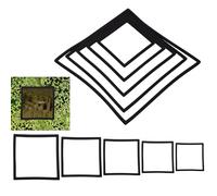 Fish Feeding Ring - Square Floating Plant Fence, 10-Piece Set, Aquarium Accessories in Five Sizes, Floating Plant Fence, Durable, Lightweight Construction, Aquarium Pond Pole