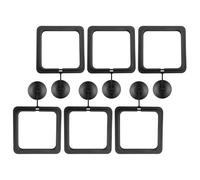 Fish Feeding Rings Safe Floating Food Feeder Circles With Suction Cup Square/Round Fish Feeders Rings