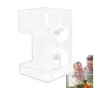 Fish Feeding Tube - Clear Tank Feeder, Bird Feeder | Bird Feeder Betta Feeder, Tube Shrimp Feeding Tube and Dish, Feeder for Weekend Holiday with Fish Feeder Spoon