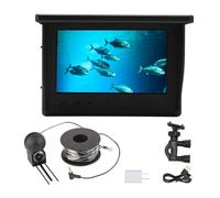 Fish Finder 4.3in TN HD Underwater Fishing Camera IP68 Waterproof with 12 Night Vision Lights for 100-240(15m)