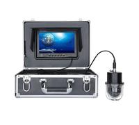 Fish Finder, 9 Inch DVR Recorder Underwater Fishing Video Camera Fish Finder 20 LEDs 360 Degree Rotating Dome Panoramic Viewing(50M)