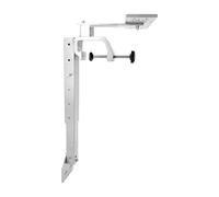 Fish Finder Attachment - Depth Gauge Holder Bracket - 360 Degree Rotatable Height Adjustable Mount For Salt And Freshwater Vessels And Kayaks