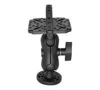 Fish Finder Base, Marine Mounting Accessory, Secure Holder with Easy Installation Feature, Sonar Deck Tool for Boats, Navigation Mount with Practical Design, Outdoor Angling Gear for Paddle Water