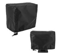 Fish Finder Cover for Lowrance & Humminbird 5 Inch Devices, 8.3x7.1x5.1 Inch Oxford Fabric Depth Fishfinder Cover with Silver Coating & Drawstring Waterproof Protection for Screen and Devices
