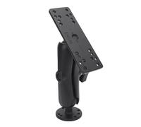 Fish Finder Holder, Boat Electronic Mount C Type 1.5 Inch Ball Head Substitute for Kit for T Screw/Fastener (15cm / 5.9in Aluminum Alloy Rod)