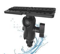 Fish Finder Mount - Electronic Fish Finder Mount, Fish Finder Holder Mounting Plate | Marine Fish Finder Plate Boats Fish Stand Base, Universsal 360 Degree Swivel Mounting Plate for Kayak Boats