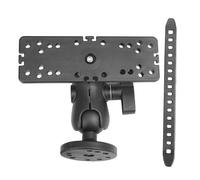 Fish Finder Mount - Fish Finder Mounting Bracket | Marine Electronic Fish Finder Mount Base | Fish Finder Bracket Holder | 360 Degree Adjustable Fish Finder Rack for Marine Boat Kayak Pontoon