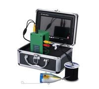 Fish Finder Underwater Fishing Camera 7 Inch 1000TVL Waterproof Video 30 PCS Lamps ICE(F007M-2L-50M)