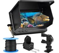 Fish Finder,Underwater Fishing Camera Equipped with Infrared Night Vision Function, IP67 Waterproof, and ice Fishing Camera a Portable Fish Finder, in Rivers, Lakes, Kayaks and Boats (15M)