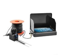 Fish Finder with Underwater Camera, HD IPS Screen, 195° Wide Angle, For Night visionss, IP67 Waterproof, 5000mAh for Boat Shore Fishing(A)