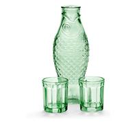 Fish & Fish decanter and glass set Green one size