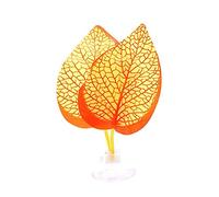 Fish Fish Hammock Plant Suction Cup Leaf Bed Realistic Leaf Pad Hammock Bed For FishTanks Aquariums Habitats Decoration BettaFish Hammocks Fishtanks Accessories Decorations