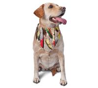 Fish Fisherman Barn Door RusticDog Bandanas Cat Puppy Scarfs Washable Pet Handkerchief