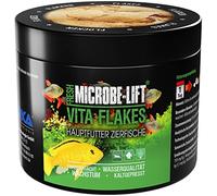 Fish Flake Food - ARKA Vita Flakes 1000 ml / 100 g - cold-pressed premium flakes for all ornamental fish - boosts colour, vitality & growth - spirulina-free & water-stable