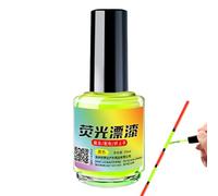 Fish Float Paint - Fishing Buoy Paint - Magnifying Paint Float Body | Fishing Lure Fluorescent Paint | 3.2cm Reflective Floating Paint for Fishing Activities - Red, Yellow and Orange