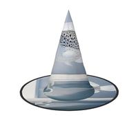 Fish floating in the bedroom Halloween Witches Hats Witch Headbands Wizard Hat Costume Accessories Cosplay for Party Masquerade Foldable 3 PCS